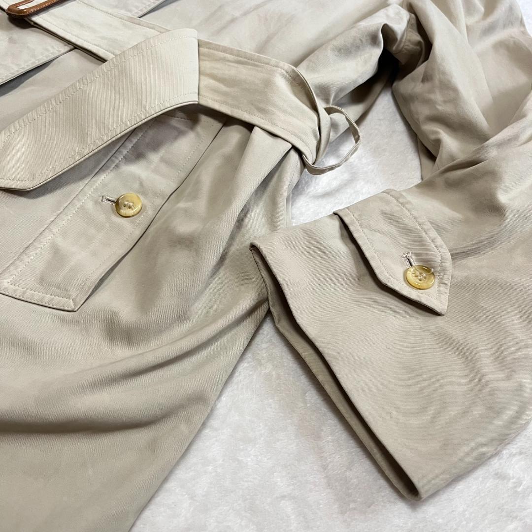 【極美品】バーバリー ステンカラーコート L ～ LL XL ライナー付き