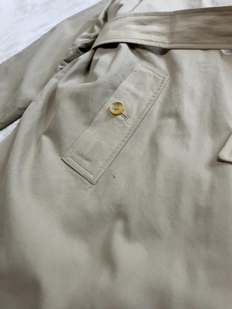 【極美品】バーバリー ステンカラーコート L ～ LL XL ライナー付き