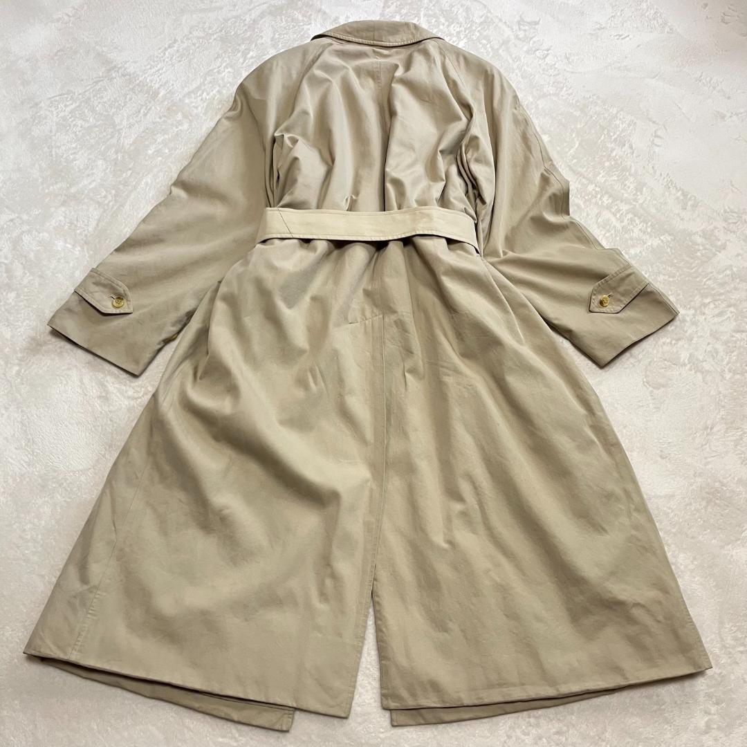 【極美品】バーバリー ステンカラーコート L ～ LL XL ライナー付き