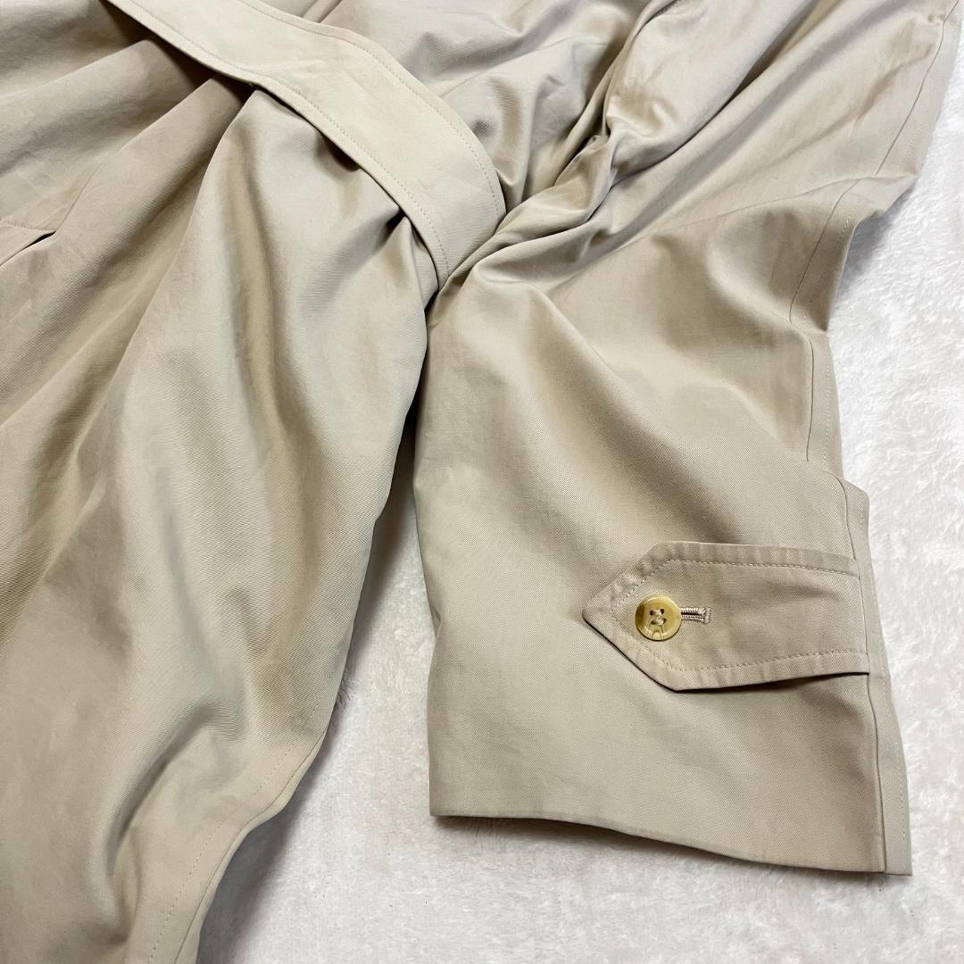 【極美品】バーバリー ステンカラーコート L ～ LL XL ライナー付き