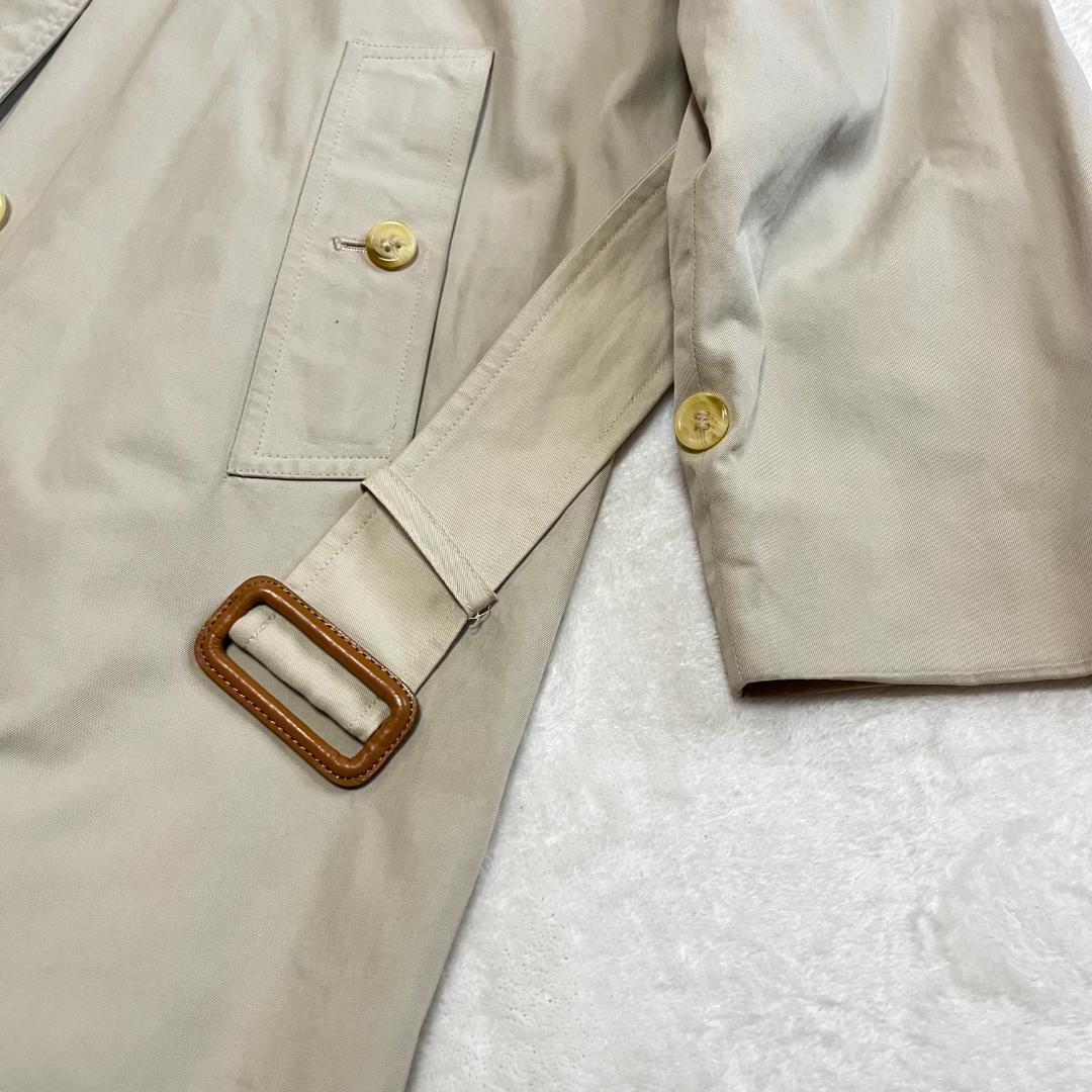 【極美品】バーバリー ステンカラーコート L ～ LL XL ライナー付き