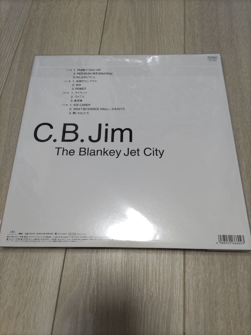 ブランキージェットシティ　限定Tシャツ付きレコード　４枚セット