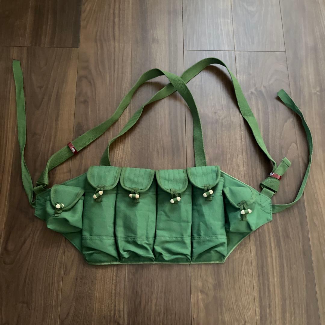 ベトコン装備 56式チェストリグ ブラックパジャマ 中国軍ズック