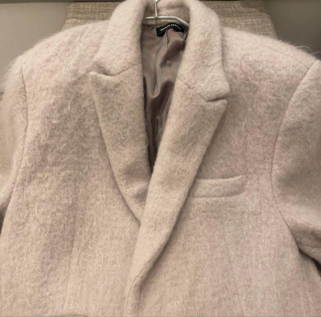 【MAISON SPECIAL】シャギーモヘアオーバージャケット