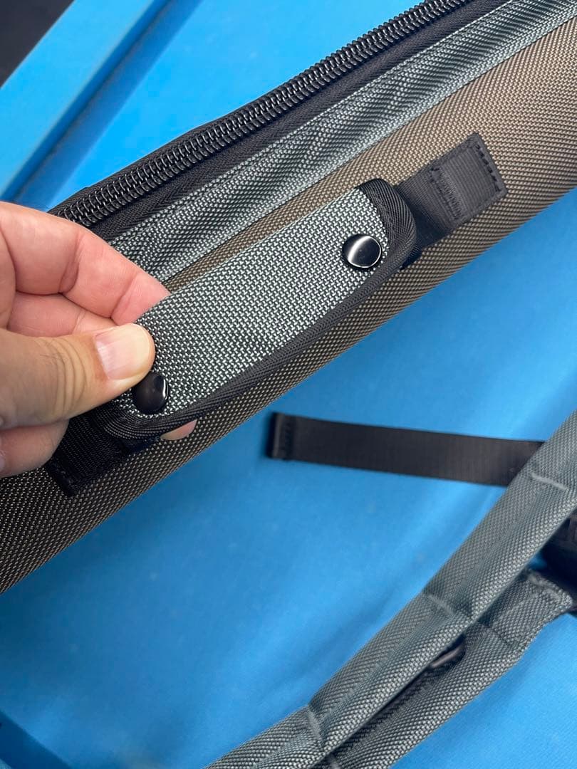 キューケース スリーセカンズ ハード ダークブラウン x ブルーグレー3b5s