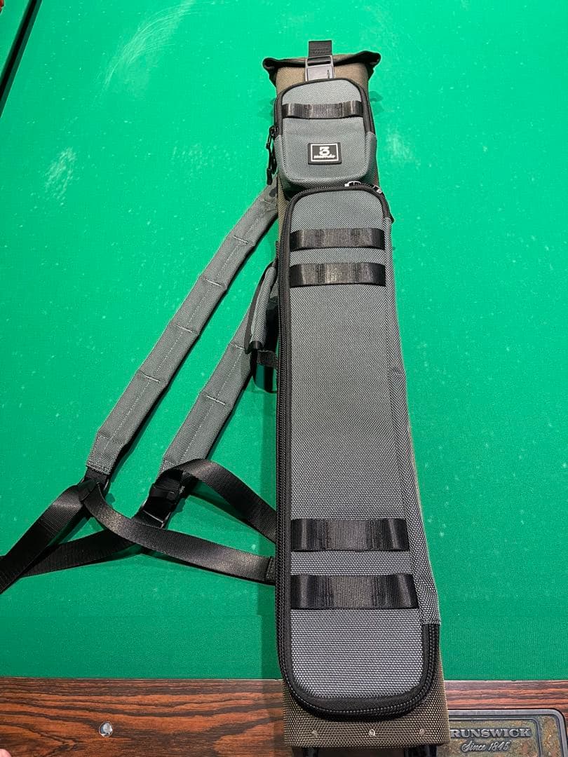 キューケース スリーセカンズ ハード ダークブラウン x ブルーグレー3b5s