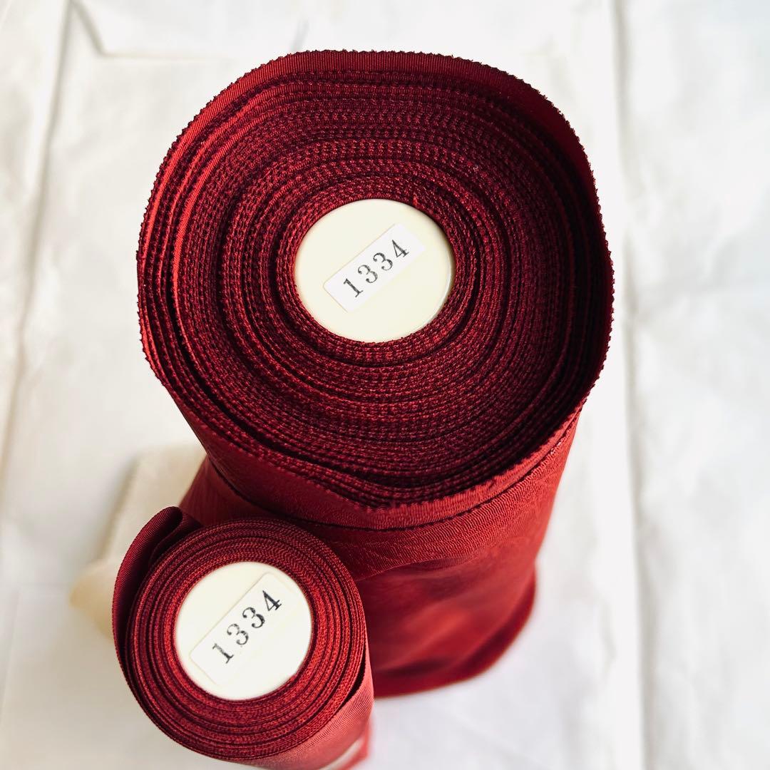 【新品未使用】　正絹生地　反物　皇室御用達　北出与三郎　落款　光琳菊　色無地