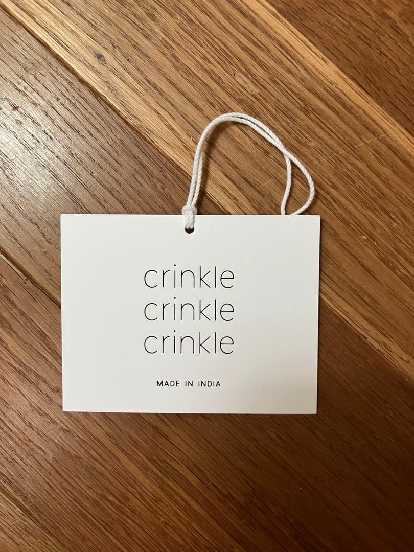crinkle crinkle crinkle クリンクルクリンクルクリンクル