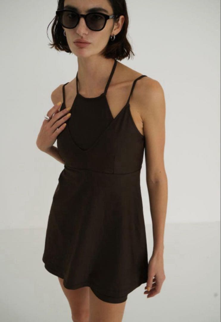 LAYERED CAMISOLE SWIMWEAR CLANE クラネ