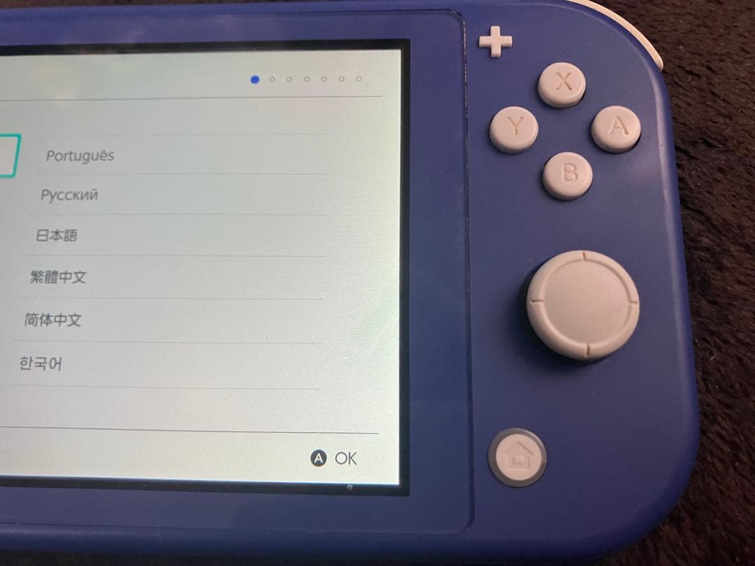 Switchライト本体 ブルー 箱、付属品無し