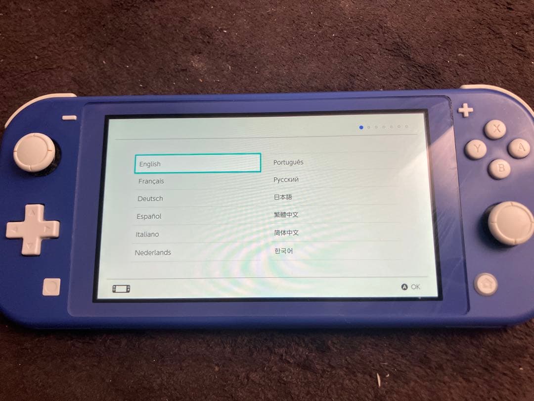 Switchライト本体 ブルー 箱、付属品無し