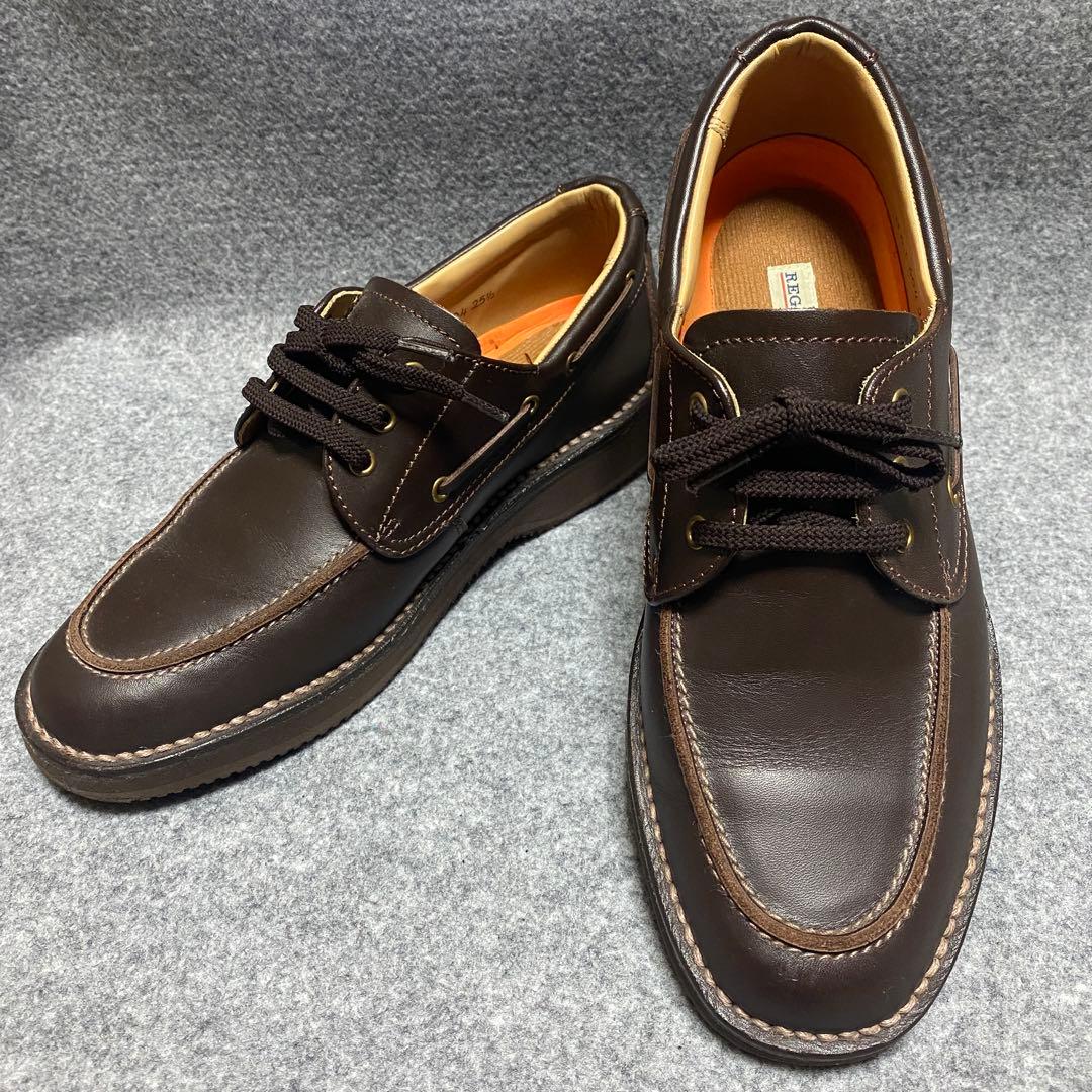 REAGAL リーガル ウォーカー　25.5 革靴 604 ブラウン レザー 茶