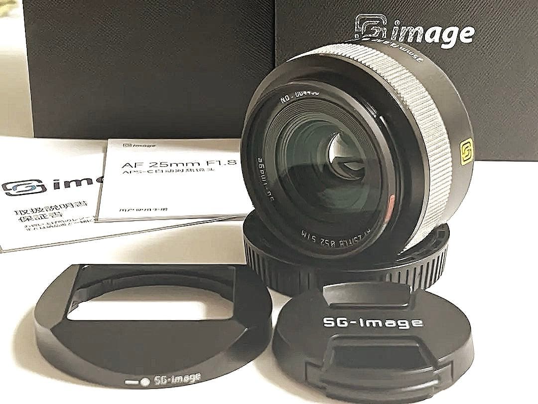 SGimage 単焦点レンズ 25mm f1.8 Zマウント フィルター付き
