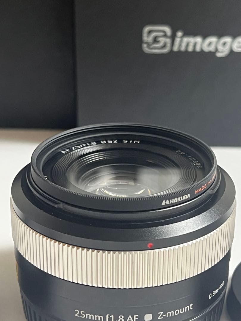 SGimage 単焦点レンズ 25mm f1.8 Zマウント フィルター付き