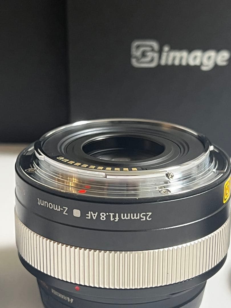 SGimage 単焦点レンズ 25mm f1.8 Zマウント フィルター付き