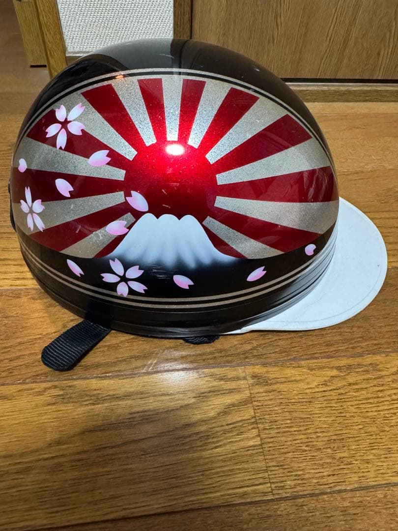 バイク　半キャップ