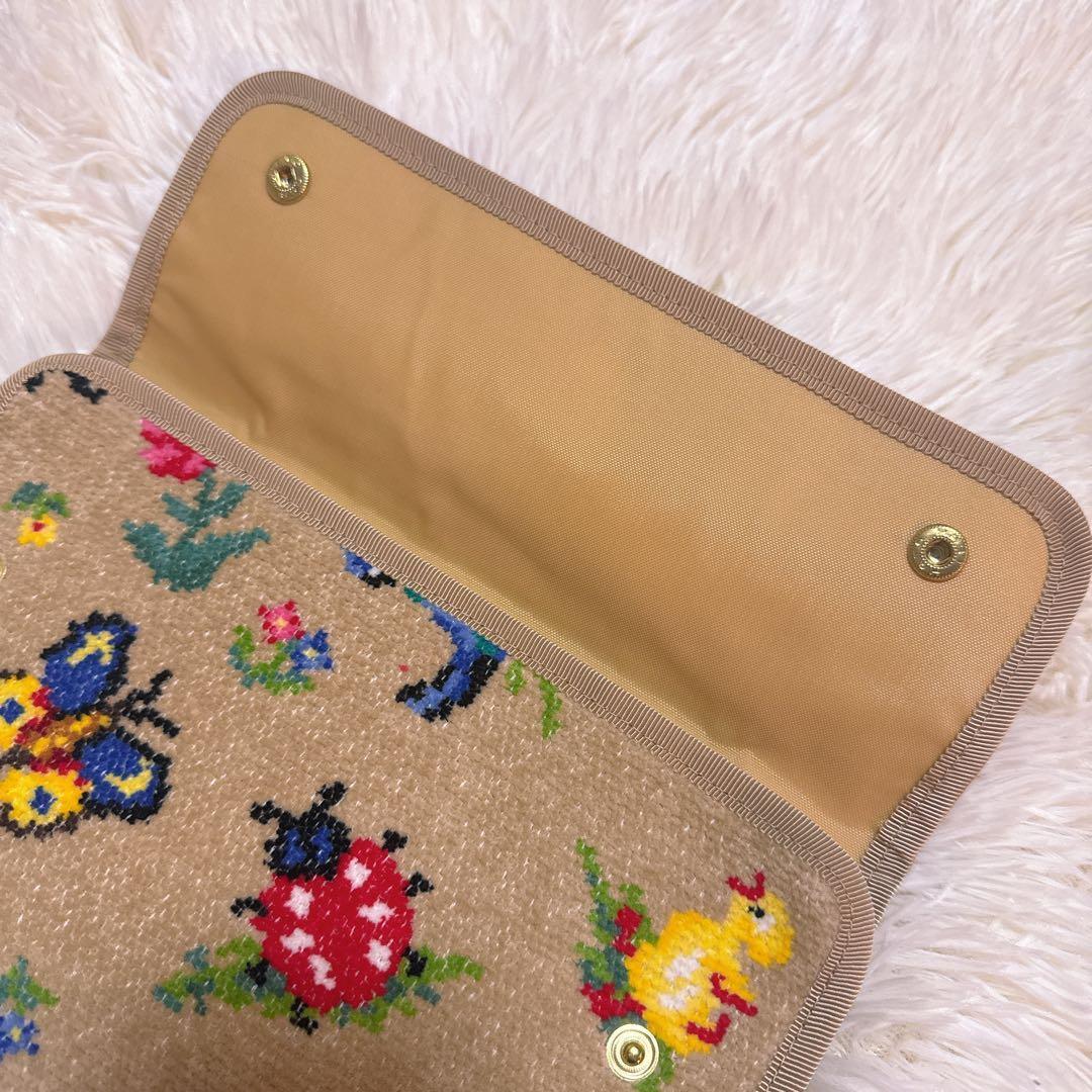 【極美品】フェイラー　ハイジ　マルチケース　ベージュ完売品　銀座WEB限定