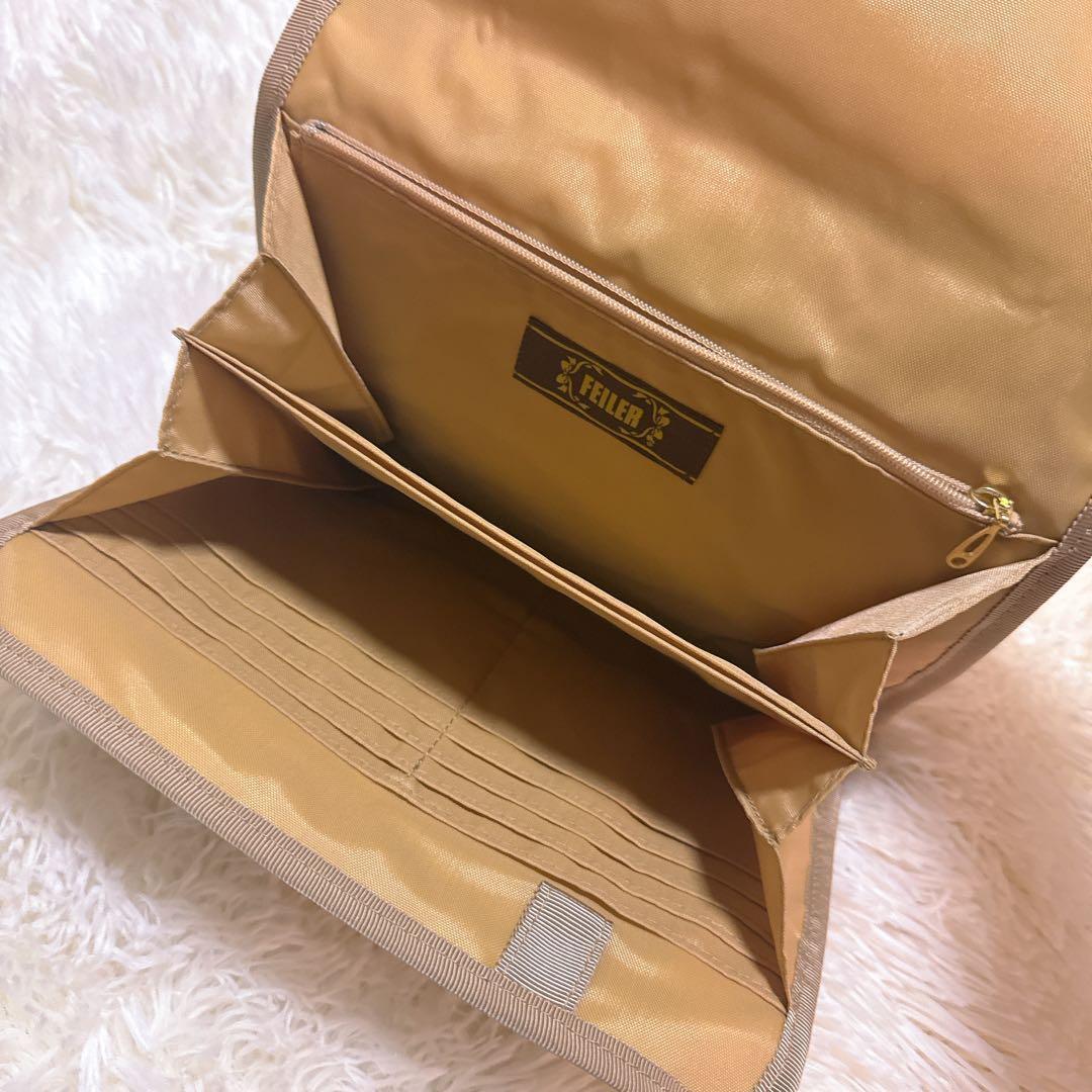 【極美品】フェイラー　ハイジ　マルチケース　ベージュ完売品　銀座WEB限定