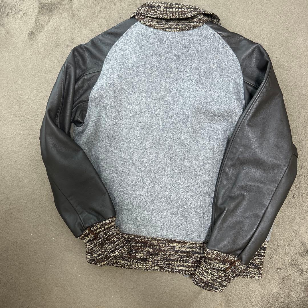 USA製　スクーカム　アワードジャケット　袖レザー　スタジャン