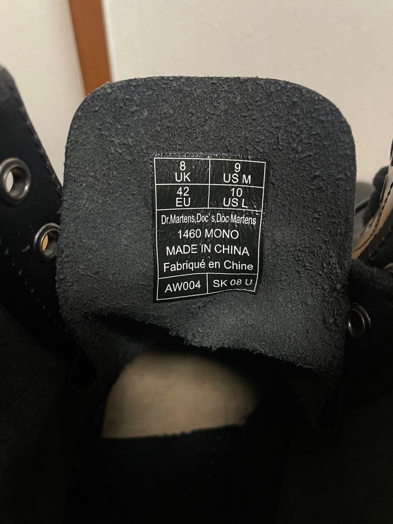 ドクターマーチン　1460 mono 8ホールブーツ