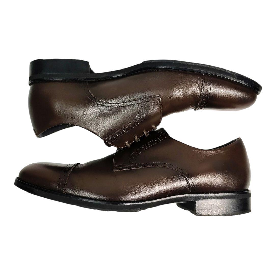 アシックス ランウォーク 革靴 ダークブラウン 27.0cm 未使用級 ビジネス