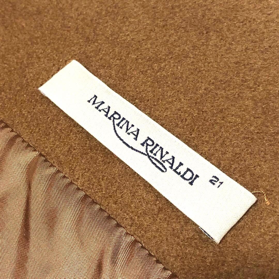 ゴン太　マリナリナルディ　チェスターコート　カシミヤ　キャメル