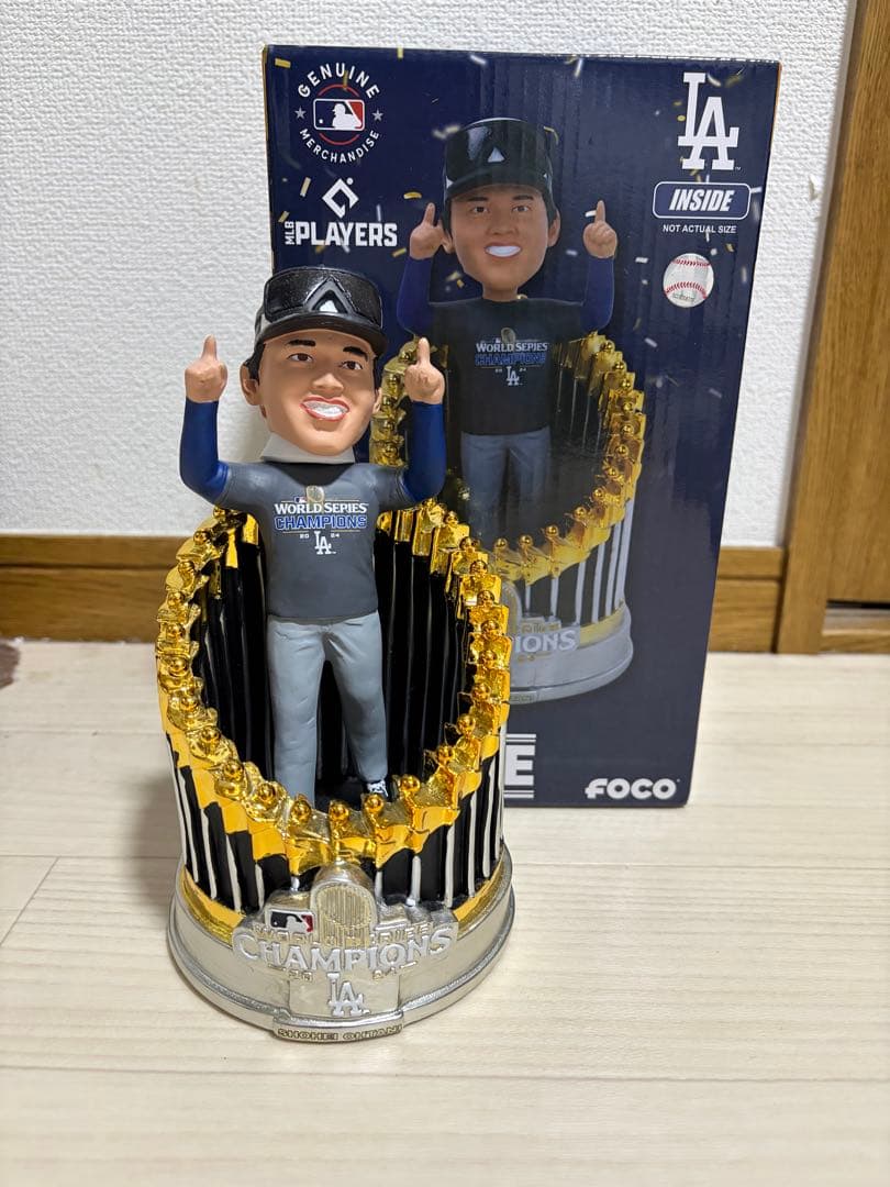大谷翔平 ボブルヘッド ドジャースワールドシリーズ2024優勝記念限定2024体