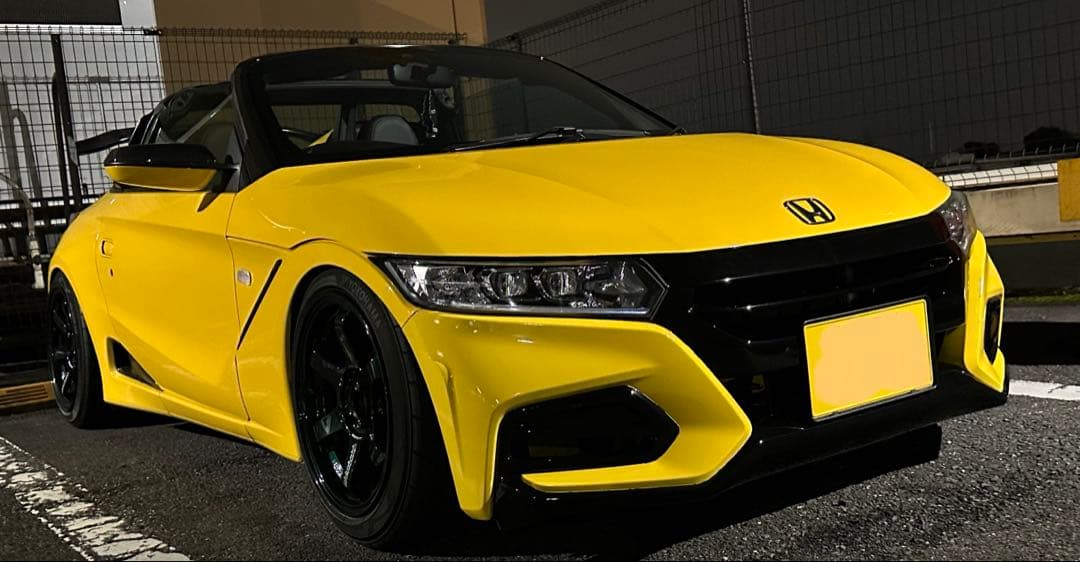 と*う様 ホンダ　S660 モデューロX バンパー イエロー/ブラック