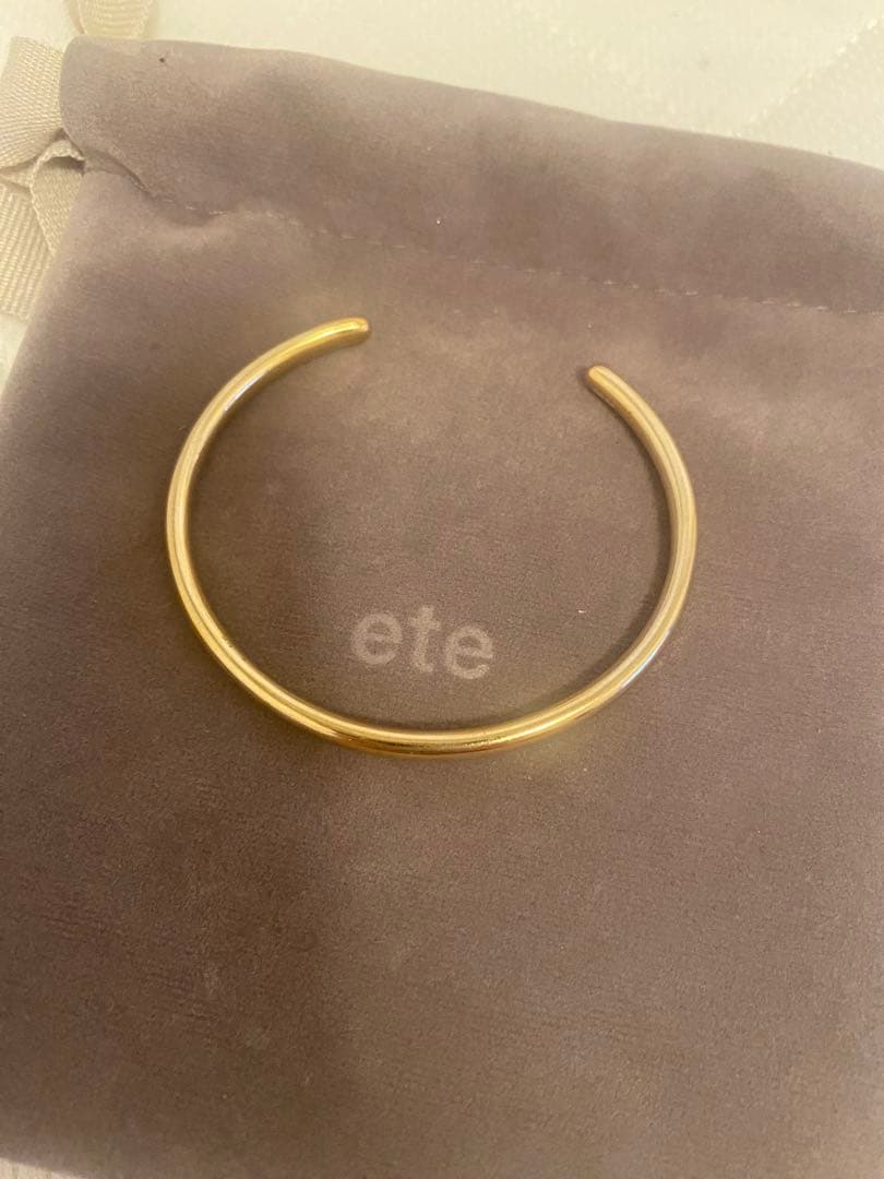 ete オブジェ ミディアム バングル S