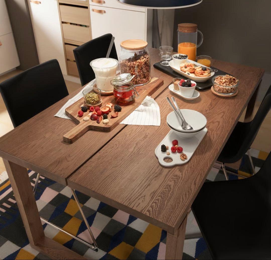 IKEA ダイニングテーブル+ベンチ　モールビロンガ