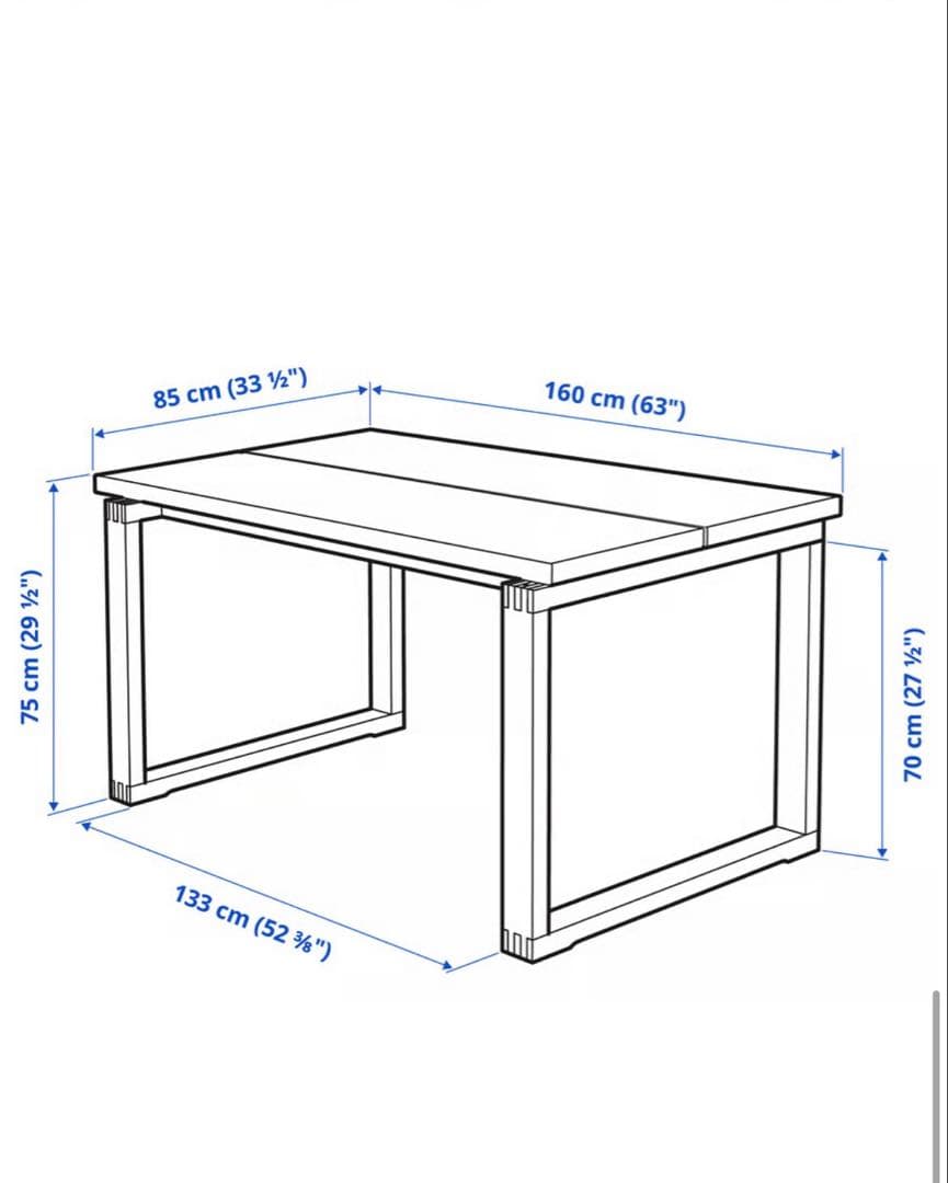 IKEA ダイニングテーブル+ベンチ　モールビロンガ