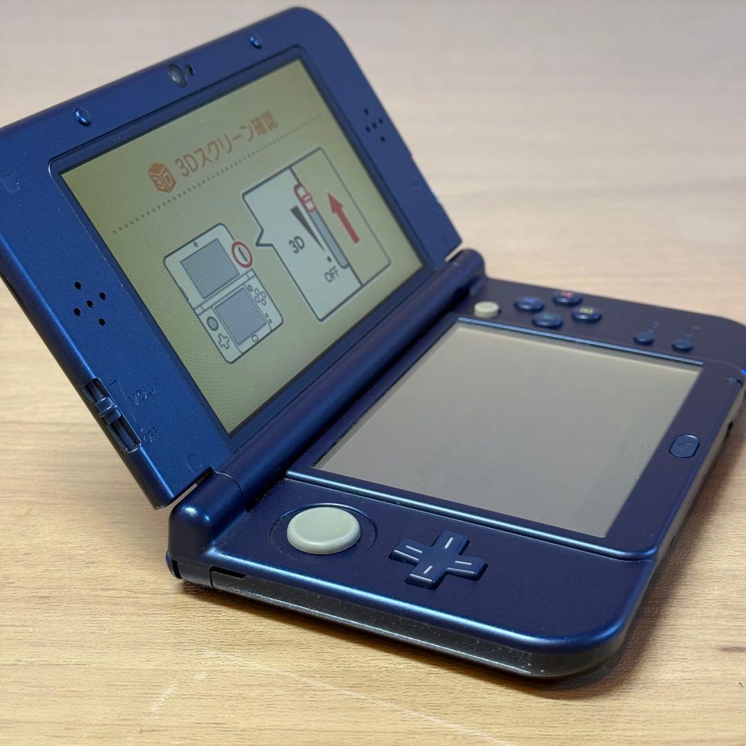 4-045 Newニンテンドー3DS LL メタリックブルー 上IPS搭載