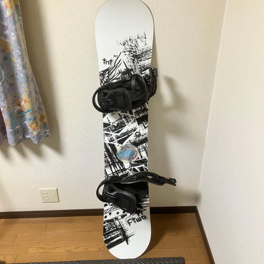スノーボード　ftwo ビンディング・ボードケース付き