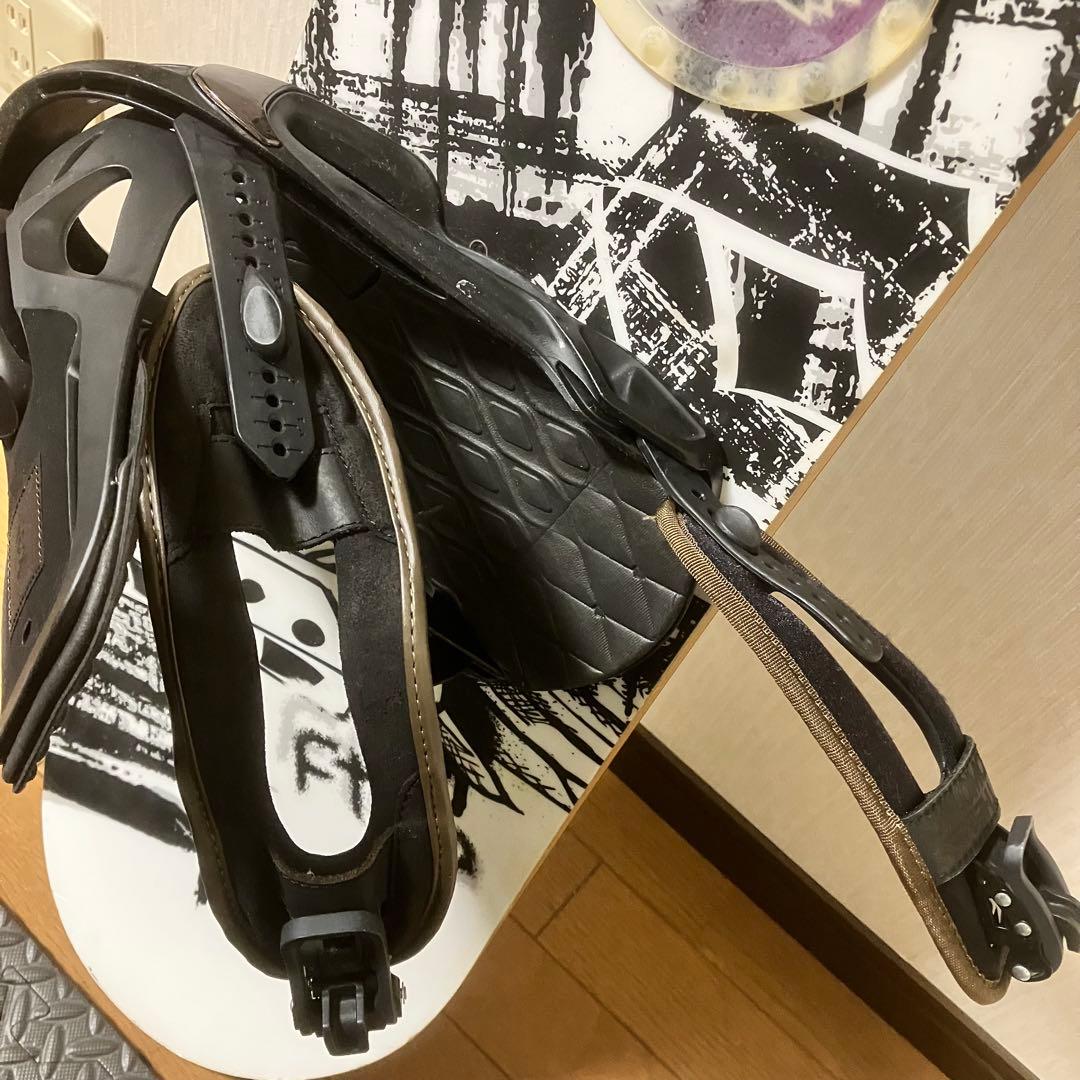 スノーボード　ftwo ビンディング・ボードケース付き