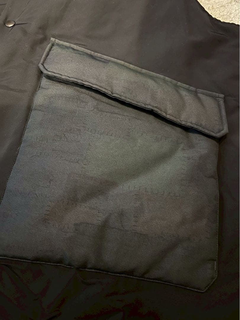 25aw blackmeans 中綿ベスト ブラックミーンズ オーバーサイズ