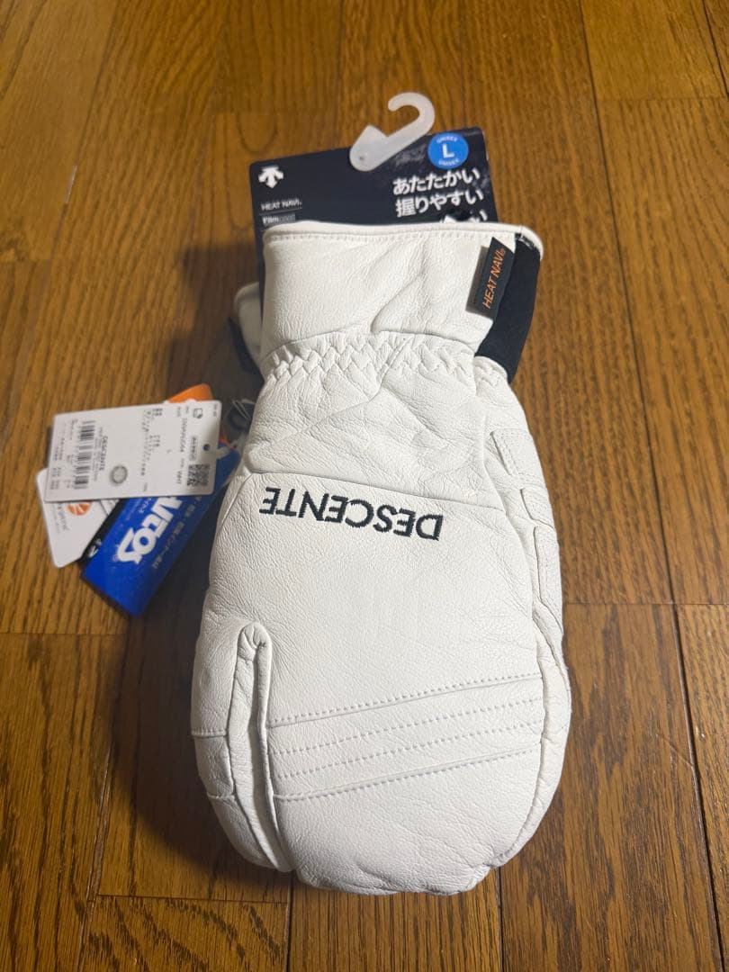 DESCENTE スキー　スノーボード　手袋　グローブ L ホワイト　デサント