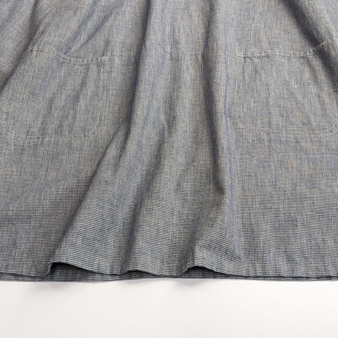 群言堂 コットン チュニック ワンピース 千鳥格子 近年モデル