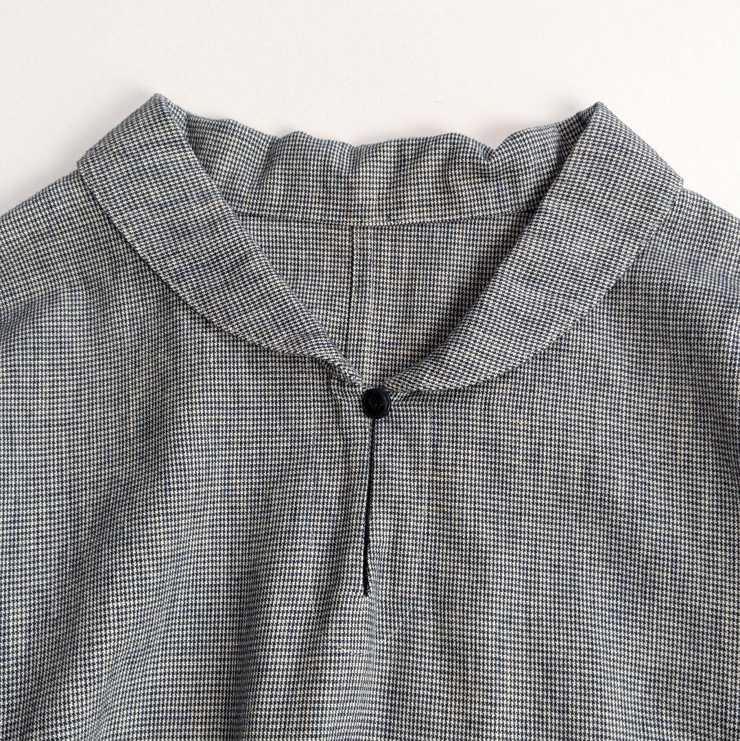 群言堂 コットン チュニック ワンピース 千鳥格子 近年モデル