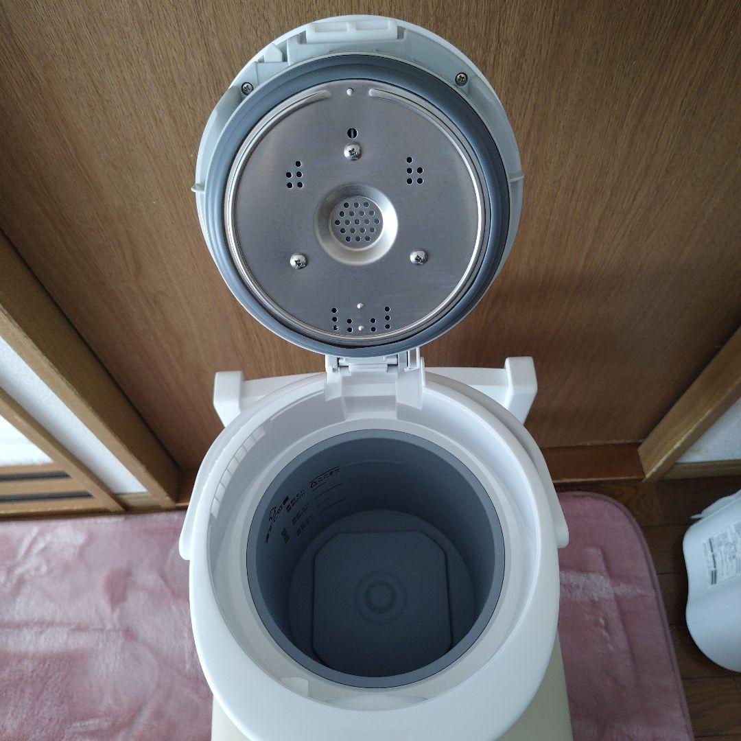 ホワイト 置き型加湿器 持ち手付き