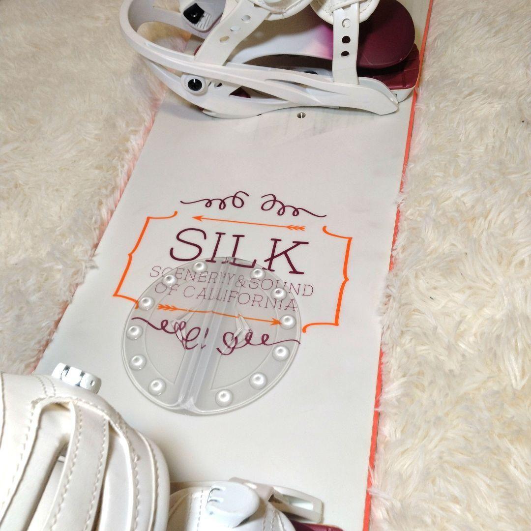 SWIVEL SILK レディース スノーボード ビンディング付き