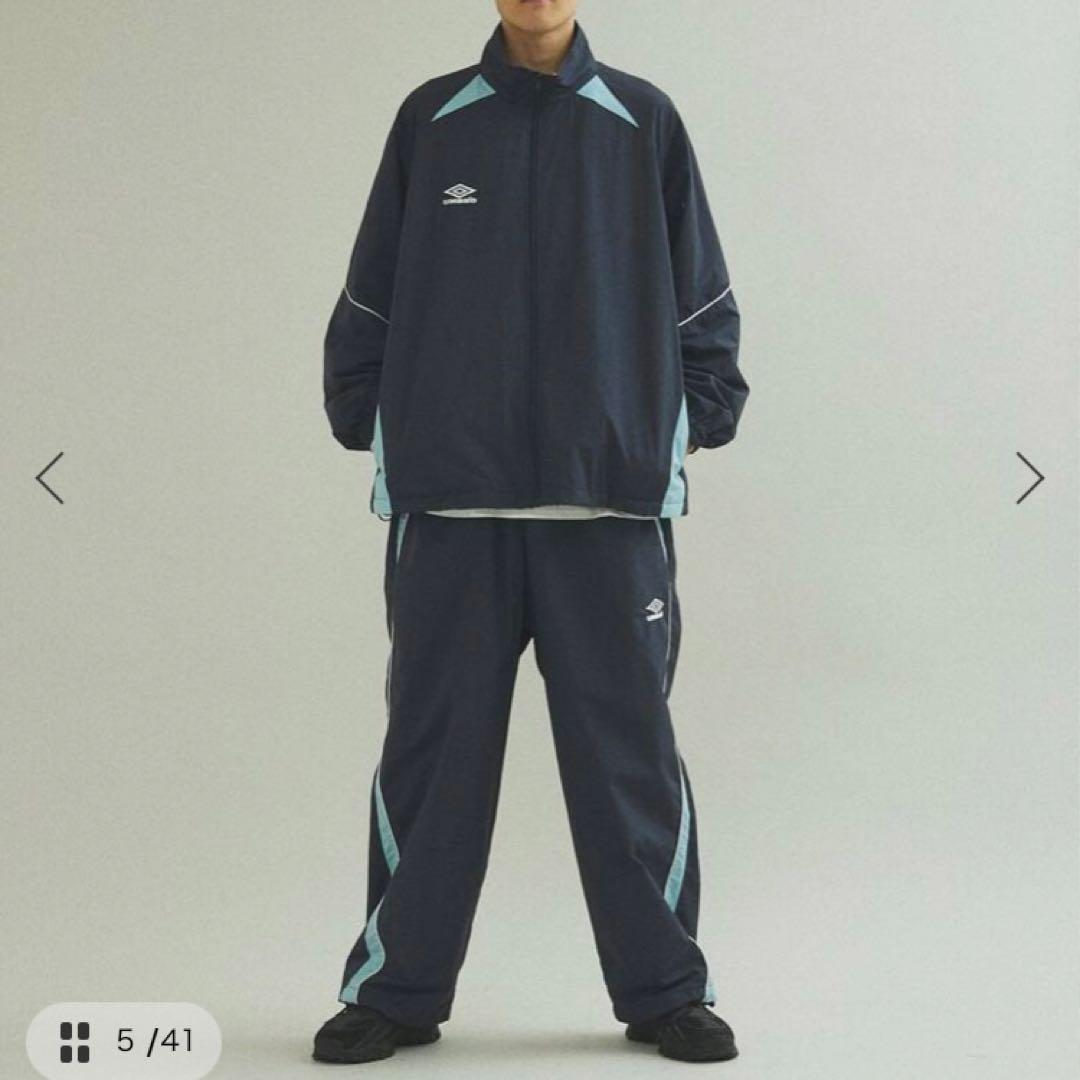 新品　UMBRO× エディフィス 別注 ナイロントラックパンツ　L ネイビー