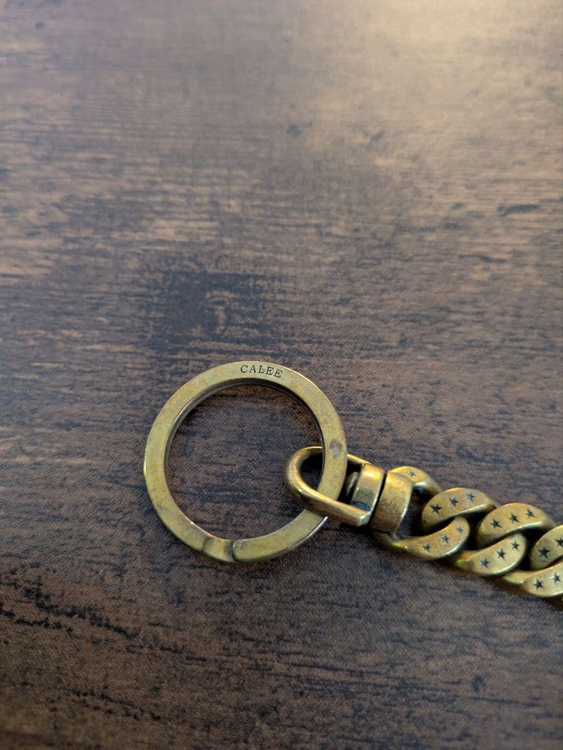 CALEE キャリー 真鍮 ウォレットチェーン