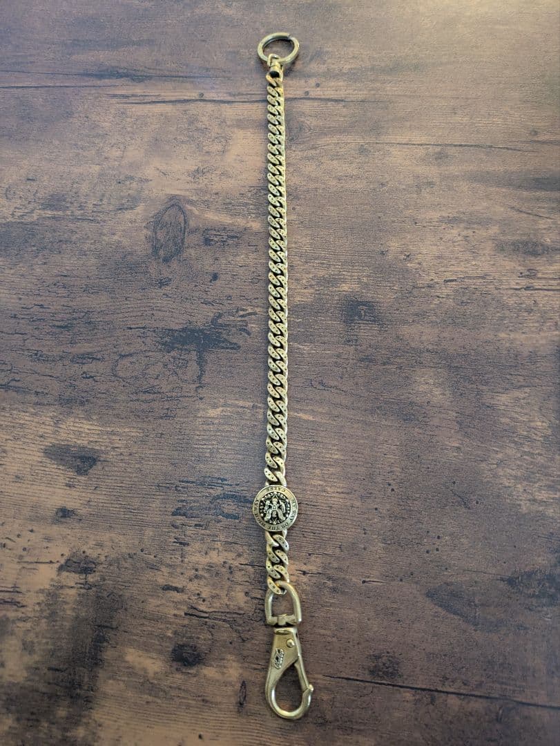 CALEE キャリー 真鍮 ウォレットチェーン