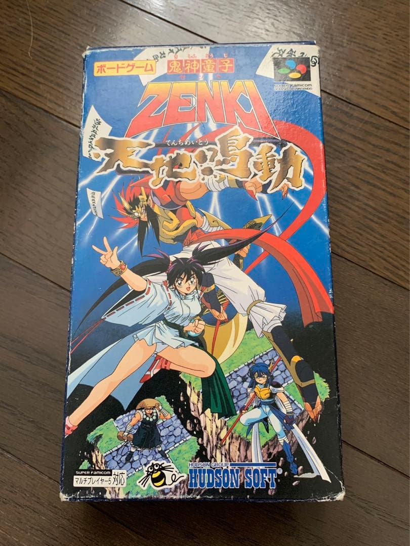 【動作確認済み・箱説付】スーパーファミコン　鬼神童子ZENKI 天地鳴動