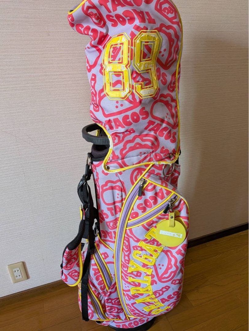 パーリーゲイツ　キャディーバック　タコス柄　ヘッドカバー　PEARLYGATES