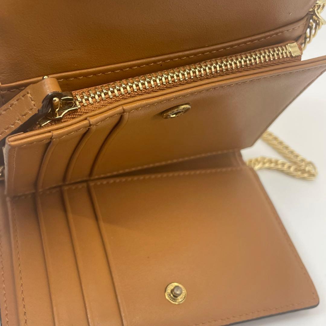 専用♡MCM✨ エムシーエム　ミニウォレット ゴールドチェーン ショルダーバッグ