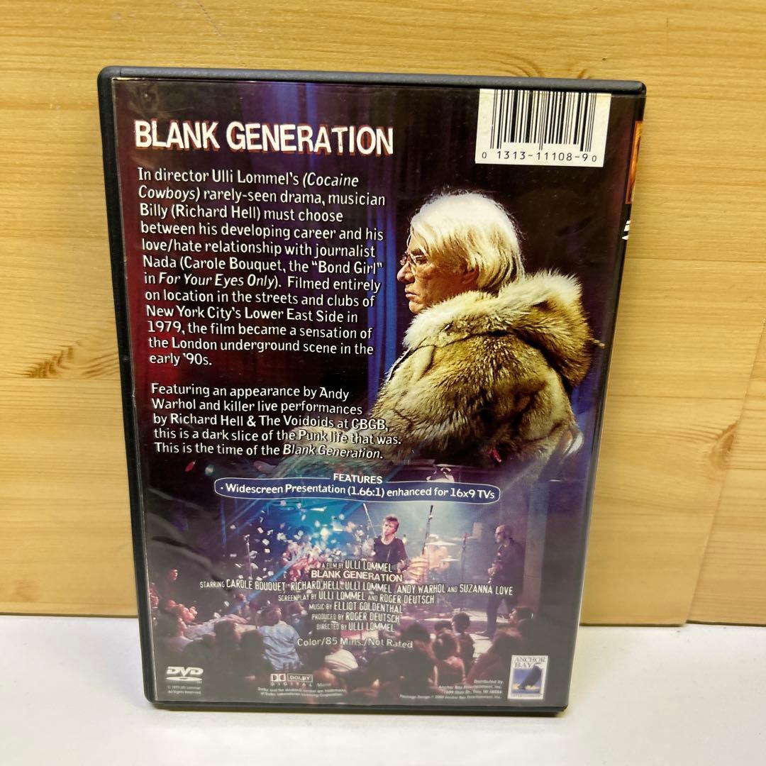 ミュージック BLANK GENERATION