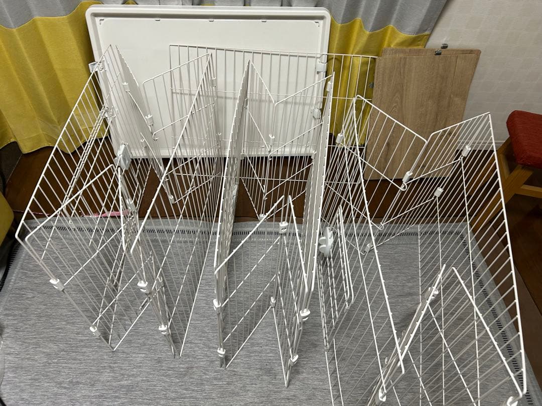 アイリスオーヤマ　ペットケージ３段PEC-903V ホワイト　中古美品