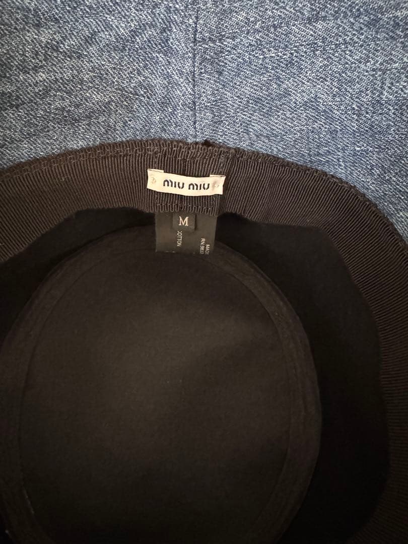 miumiu デニムバケットハット