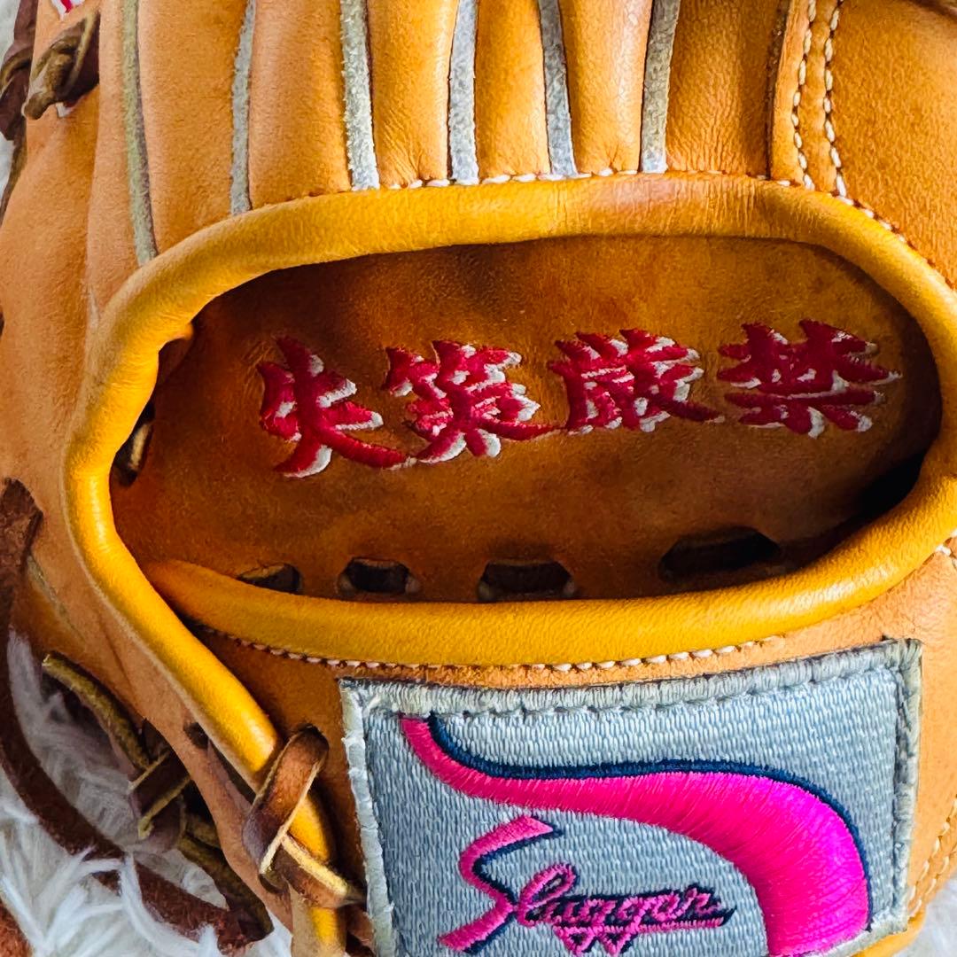 即戦力！高級スペシャルオーダー★ 久保田スラッガー硬式　内野　刺繍　グローブ